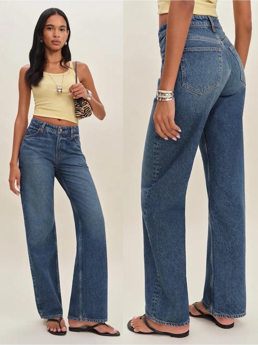 Reformation | Morley V-Waist Baggy Jeans in Lanier 29